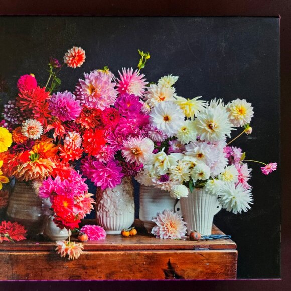 Dahlias, 750 piece puzzle, Artisan Puzzles - Picture 3 of 6